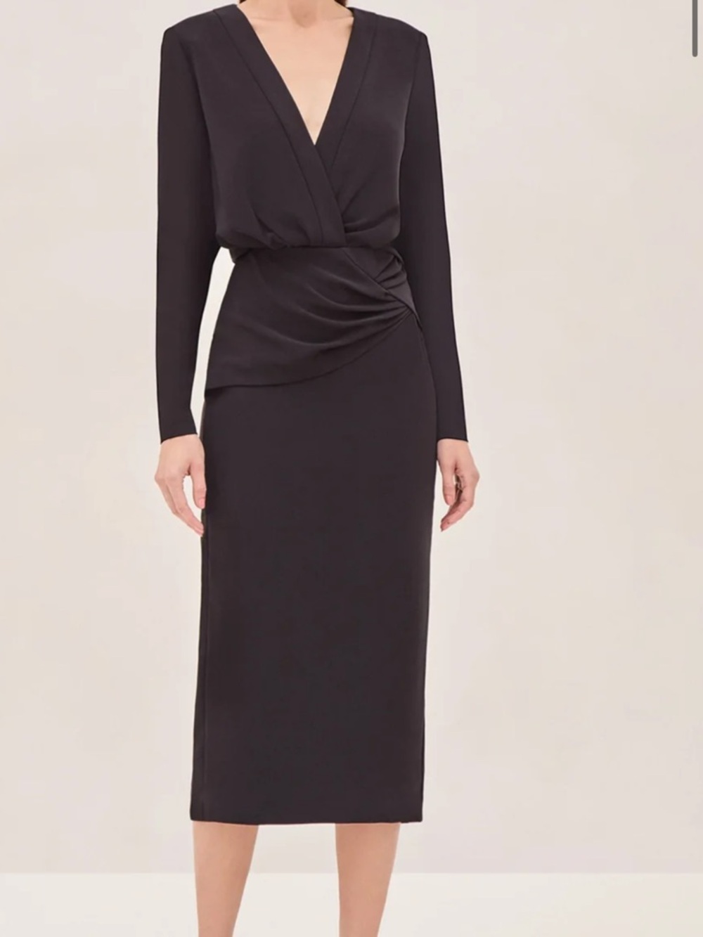 Alexis Fraser Midi Dress - Black